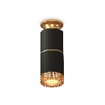 Светильник Ambrella Light XS6302241 SBK/PYG/CF черный песок/золото желтое полированное/кофе MR16 GU5.3, фото4