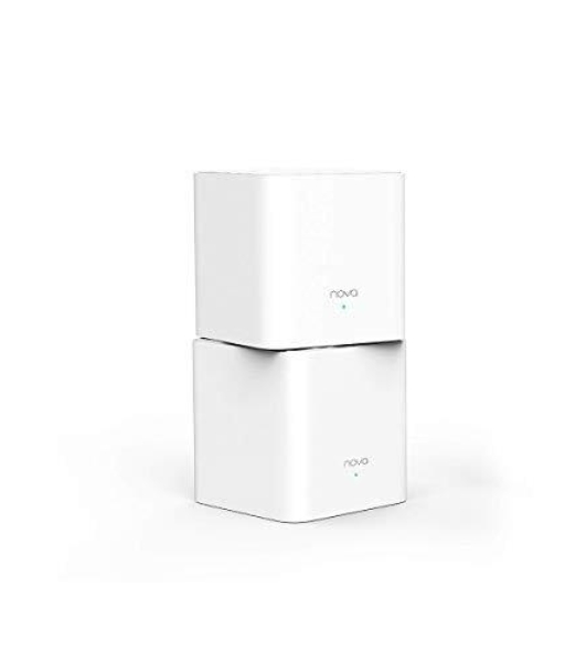 МаршрутизаторTenda nova MW3 (2 роутера) АС1200 Двухдиапазонная Wi-Fi Mesh система, 2 порта fast ethernet RJ45
