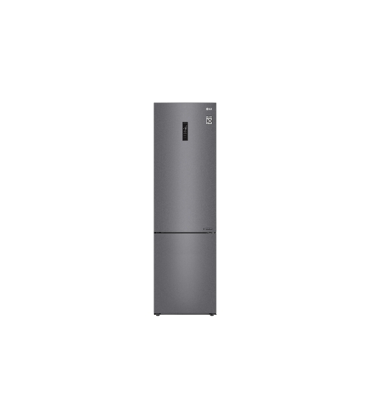 Холодильник LG GA-B509CLSL графитовый двухкамерный 277/107л морозилка снизу, No Frost