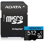 Флеш карта MICRO SDXC 512Gb AUSDX512GUICL10A1-RA1 ADATA, фото2
