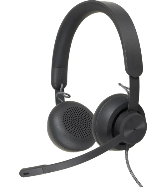 Гарнитура Logitech Zone Wired Teams графит, проводная, USB