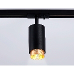 Трековый однофазный светильник Ambrella light GL5162 BK/GD черный/золото GU10 max 12W D60*190, фото4