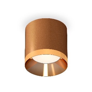 Светильник Ambrella Light XS7404010 SCF/PYG кофе песок/золото желтое полированное MR16 GU5.3 (C7404, N7034)