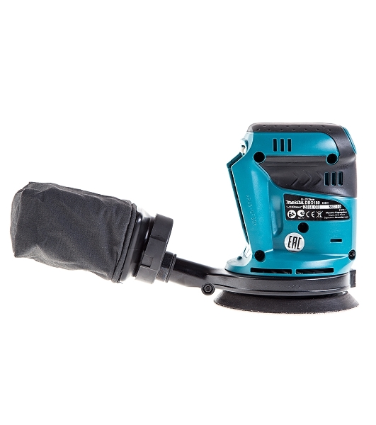 Эксцентриковая шлифовальная машина Makita DBO180Z 18В LiIon ф125мм 7000/9500/11000об/мин ампл.2.8мм 1.7кг
