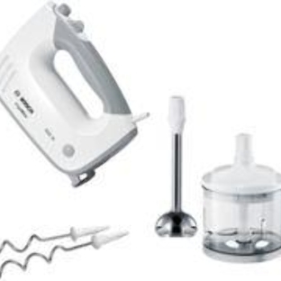 Миксер ручной Bosch MFQ36480 450Вт белый/серый