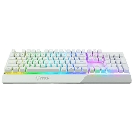 Клавиатура проводная MSI Vigor GK30 белый USB Multimedia for gamer LED (подставка для запястий), фото2