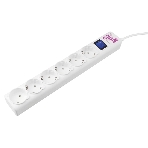 Фильтр-удлинитель PowerCube (SPG(5+1)-16B-3M) 6 розеток, 3м,16А/3,5 кВт, белый, фото14
