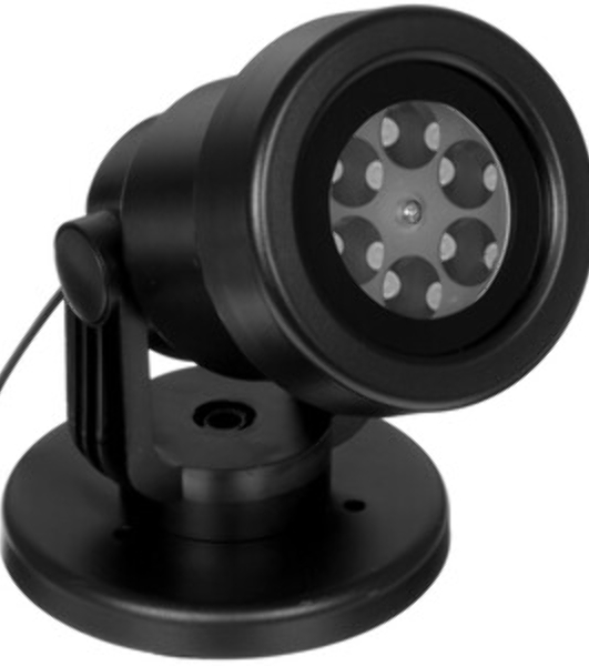 Проектор LED Neon-night 601-263 белые снежинки,220В