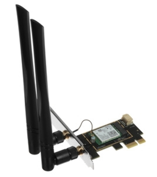 Сетевой адаптер Wi-Fi + Bluetooth Cudy WE3000 AX3000 PCI Express (ант.внеш.съем) 2ант.