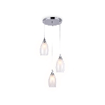 Светильник Ambrella light TR3548/3 CH/CL хром/прозрачный E14 max 40W 370*130*1000, фото4