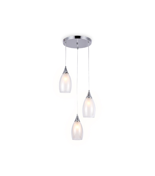 Светильник Ambrella light TR3548/3 CH/CL хром/прозрачный E14 max 40W 370*130*1000