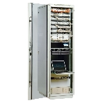 Шкаф телеком. напольный 42U (600x600) дверь стекло (ШТК-М-42.6.6-1ААА) (3 коробки), фото12
