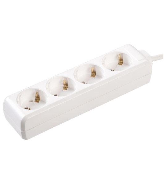 Удлинитель WYP10-16-04-03-Z-N У04 4 места 2 Р + P Е/3метра 3х1 мм2 16А/250 IEK