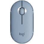 Мышь беспроводная Logitech Pebble M350 серый, 1000 dpi, радиоканал, Bluetooth, USB, кнопки - 3, фото23