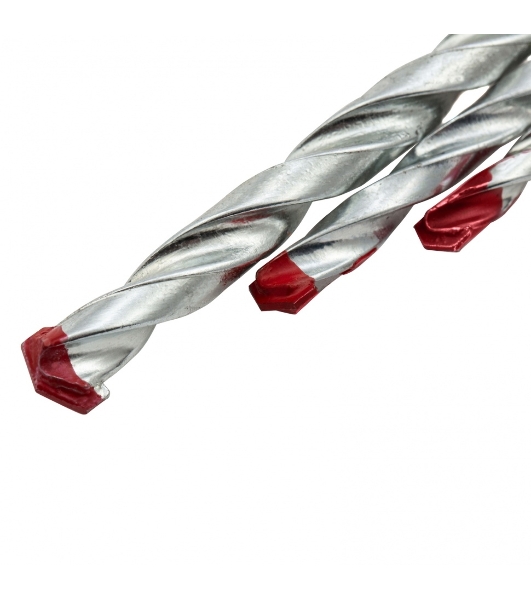 Набор сверл Sparta по бетону 5-6-8 мм, металлу 5-6-8 мм, дереву 5-6-8 мм, 9 шт. цилин. хвостовик