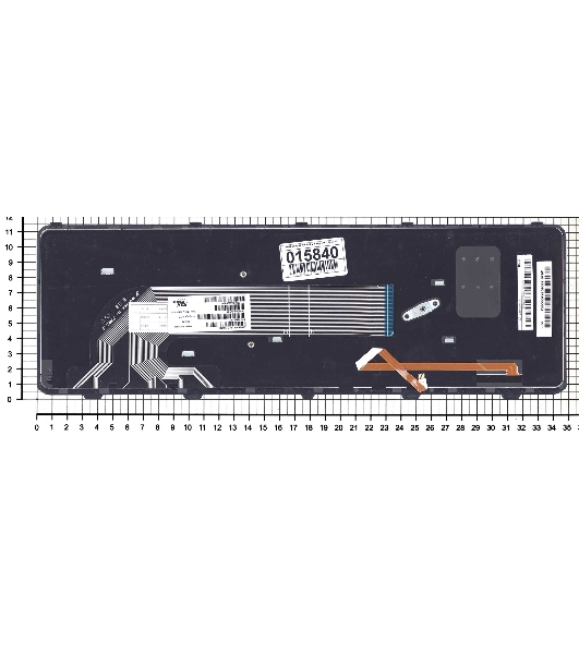 Клавиатура для ноутбука HP 450 G2 черная с рамкой с подсветкой