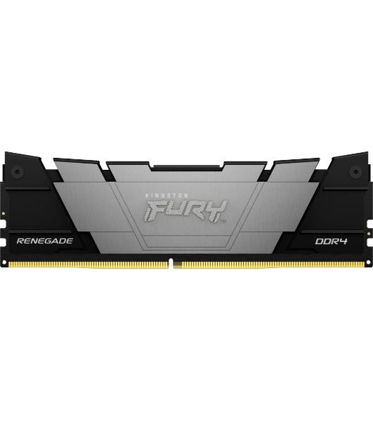 Оперативная память Kingston Fury Renegade, 64Gb (4x16GB), DDR4, 3600MHz, CL16, DIMM, с радиаторами, серый/черный