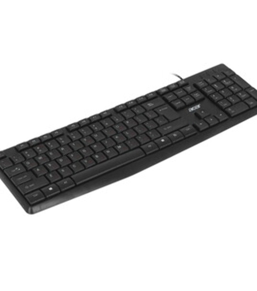 Клавиатура проводная Acer OKW121 (ZL.KBDEE.00B), USB, черный