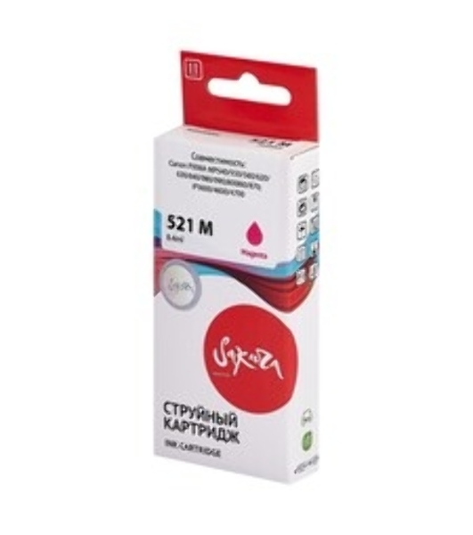 Картридж струйный Sakura 2935B004 (521 M) для Canon, пурпурный, 8,4 мл., 530 к.