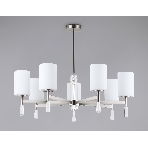 Люстра Ambrella light LH56253/7 SN/FR никель/белый матовый E27/7 max 60W D750*590, фото4
