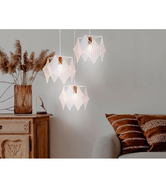 Светильник Ambrella light TR8426/3 WH/GD белый/золото E14/3 max 40W D510*1000