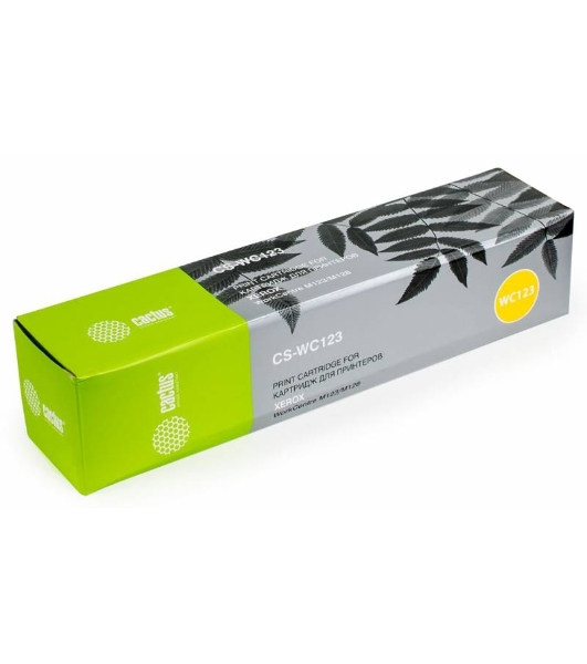Картридж лазерный Cactus CS-WC123 (006R01182) черный (30000 стр.) для Xerox WorkCentre M123/M128