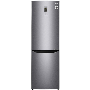 Холодильник LG GA-B419SLGL графит двухкамерный 223/79л морозилка снизу, No Frost
