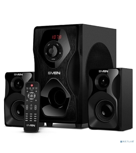 Акустическая система SVEN AC MS-2055, черный (55Вт, FM-тюнер, USB/SD, дисплей, ПДУ, Bluetooth)