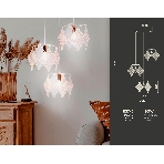 Светильник Ambrella light TR8426/3 WH/GD белый/золото E14/3 max 40W D510*1000, фото4