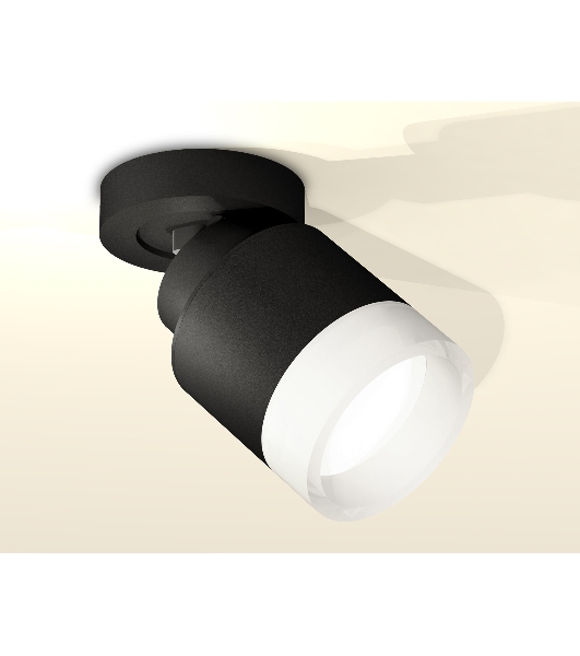 Светильник Ambrella Light XM8111001 SBK/FR черный песок/белый матовый GX53 (A2229, A2106, C8111, N8401)