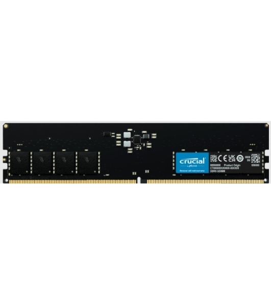 Оперативная память Crucial, DDR5, 16GB (1x16 GB), 4800 MHz, CL40, DIMM