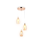 Светильник Ambrella light TR3549/3 GD/TI золото/янтарь E14 max 40W 370*130*1000, фото4
