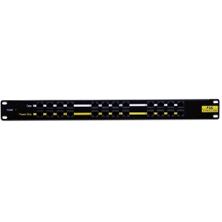 Панель POE 19', 12 портов, с одним блоком питания 48V, 120W
