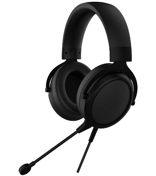 Гарнитура Acer AHW120 чёрный, проводная, USB, подсветка