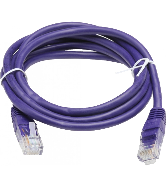 Патч-корд Premier PP12-1.5M/V 1000Гбит/с UTP 4 пары cat.5E CCA molded 1.5м фиолетовый RJ-45 (m)-RJ-45 (m)