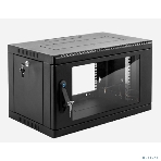 Шкаф коммутационный ЦМО (ШРН-9.500-9005) настенный 9U 600x529 мм пер. дв. стекл 200 кг черный 470 мм 180 град., фото7