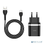 Сетевое зарядное устройство + Кабель Type-C HOCO HC-16293 C12Q/1m/QC 3.0/1 USB/Выход: 5V_9V_12V, 18W, черный, фото6