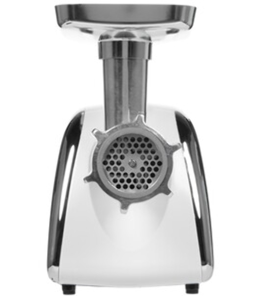 Мясорубка электрическая Centek CT-1602 Juice белый, 2000 Вт, 2.0 кг/мин, реверс, защита от перегрузки, металлический лоток, насадки - 5