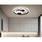 Светильник Ambrella light FL4802 WH/BK белый/черный 3000K-6400K 70W D500*95 (ПДУ ИК), фото3