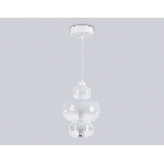 Подвесной светодиодный светильник Ambrella light LH11056 WH/FR белый/белый матовый 18W 3000K D230*350, фото5