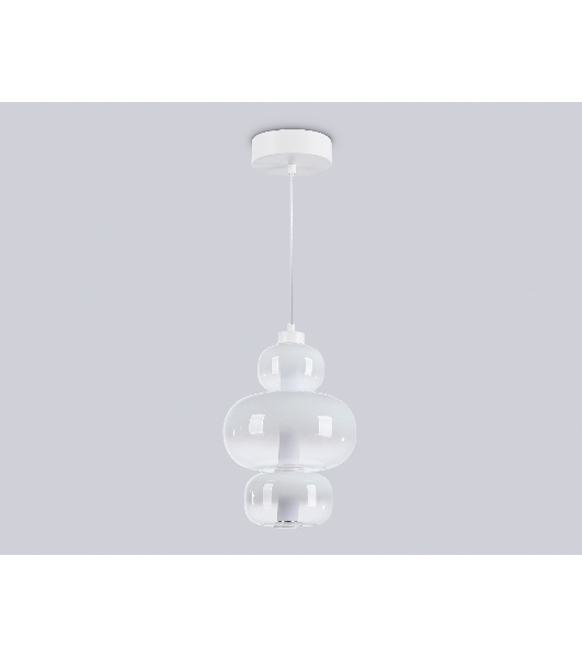 Подвесной светодиодный светильник Ambrella light LH11056 WH/FR белый/белый матовый 18W 3000K D230*350