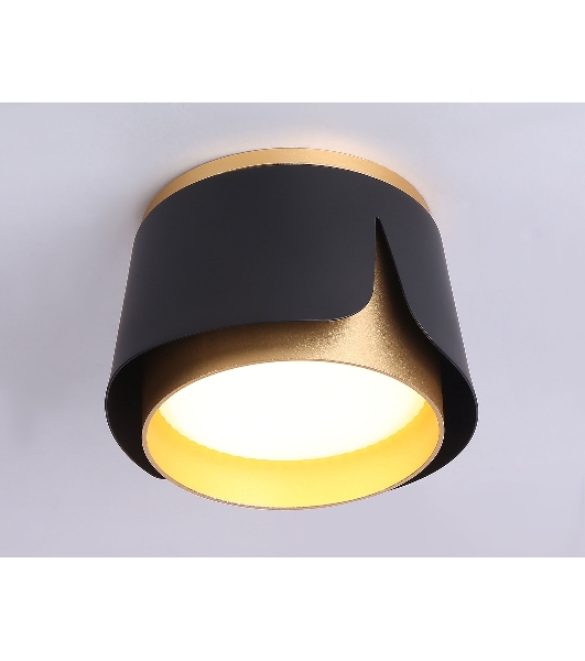 Светильник Ambrella light TN71222 BK/GD черный/золото GX53 D100*66