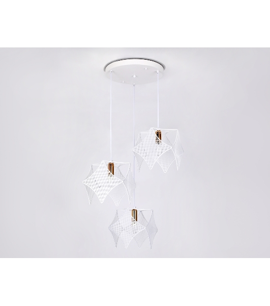 Светильник Ambrella light TR8426/3 WH/GD белый/золото E14/3 max 40W D510*1000