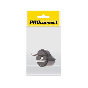 Переходник сетевой PROconnect 'ПИТЕР' черный (инд. упак.)