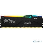 Оперативная память Kingston Fury Beast, DDR5, 8GB (1x8GB), 5600MHz, CL40, DIMM, с радиатором, RGB, черный, фото4