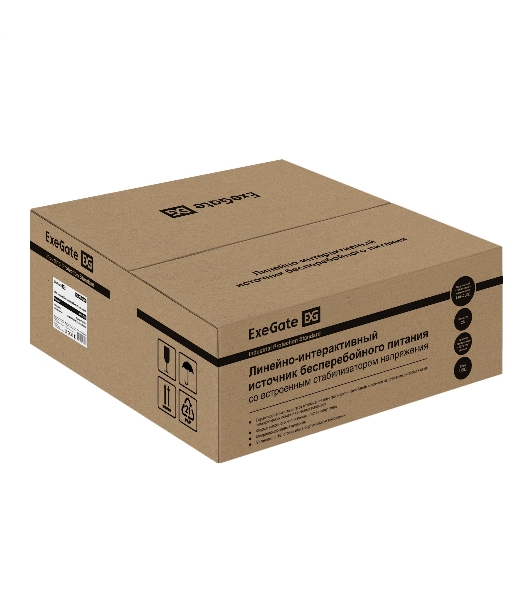Источник бесперебойного питания Pure Sine Wave ExeGate SinePower UHB-3000.LCD.AVR.1SH.4C13.RJ.USB.2U 3000VA/2400W, LCD, AVR, 1*Schuko+4*C13, RJ45/11, USB, Rackmount 2U/Tower, металлический корпус, черный