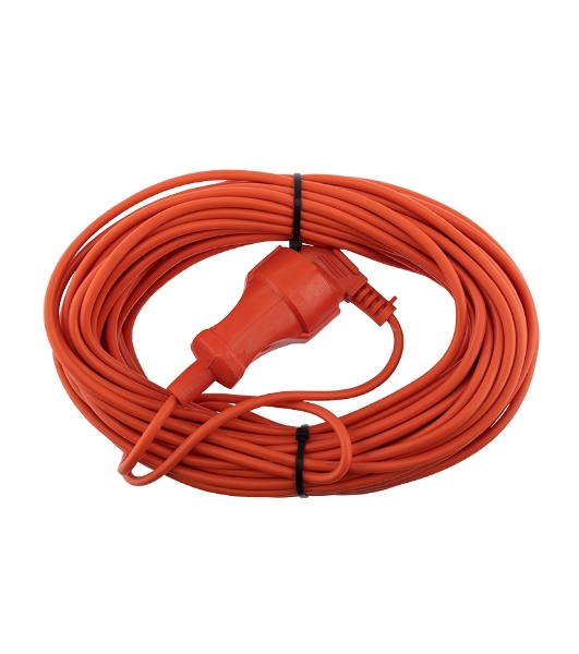 Удлинитель-шнур PROconnect ПВС 2х0.75, 20 м, б/з, 6 А, 1300 Вт, IP20, оранжевый