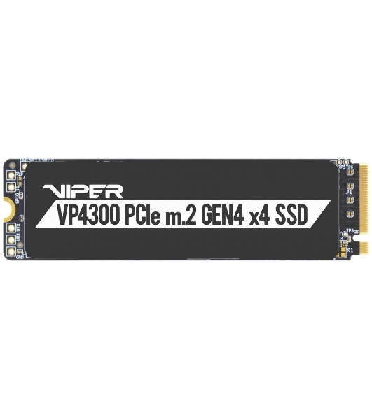 Накопитель SSD Patriot Viper VP4300, 1Tb, PCIe 4.0 x4, M.2 2280, NVMe, R/W 7400/5500, с радиатором