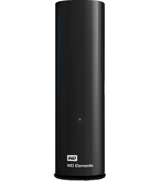Внешний HDD WD Elements Desktop WDBWLG0140HBK-EESN, 14ТБ, черный