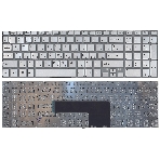 Клавиатура для ноутбука Sony FIT 15 SVF15 серебристая с подсветкой, фото4